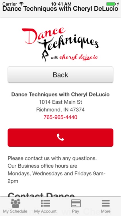 Dance Techniques with Cheryl DeLucio