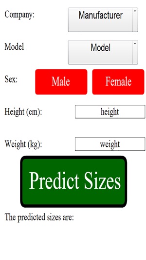 Arthroplasty Size Predictor