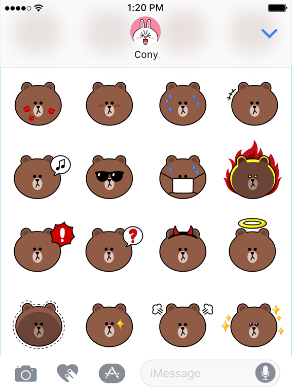 Sweet BROWN - LINE FRIENDS screenshot 3