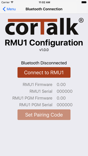 RMU1 Config