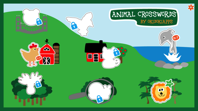 Animal Crosswords - Crosswords for kids