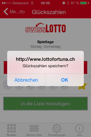 Lotto-Fortuna screenshot 3