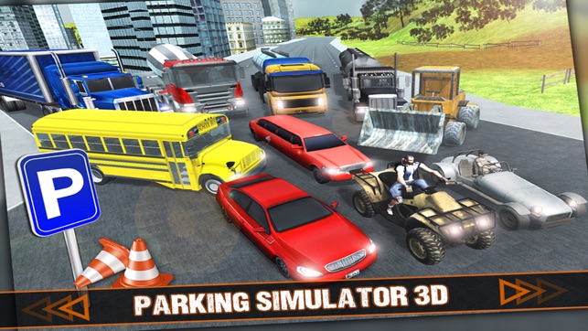 Parking Simulator 3D - Truck, Car, Bus(圖1)-速報App