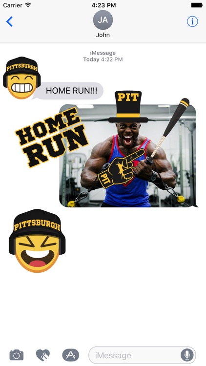 Pittsburgh Baseball Stickers & Emojis