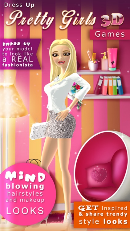 Dress Up Pretty Girls Game - Beauty Salon