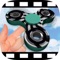 Video editor to make 3D fun animated video with fidget hand spinner effect