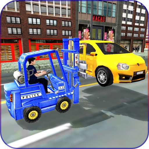 City Police Car Lifter – Traffic Control Rush Hour