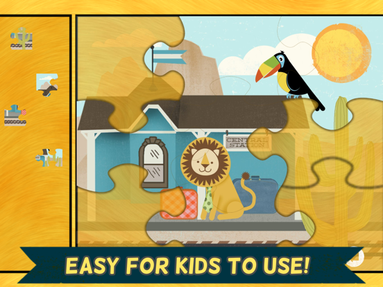 Train Games for Kids: Zoo Railroad Car Puzzles screenshot