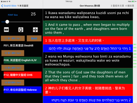 Swahili Audio Bible 斯瓦希里语圣经 screenshot 2