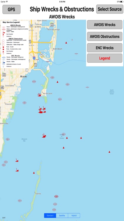 Noaa Wrecks & Obstructions MGR