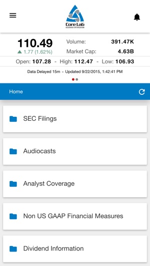 Core Laboratories IR(圖1)-速報App