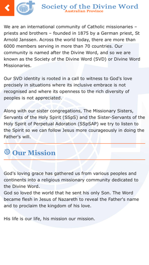 Divine Word Missionaries AUS(圖3)-速報App