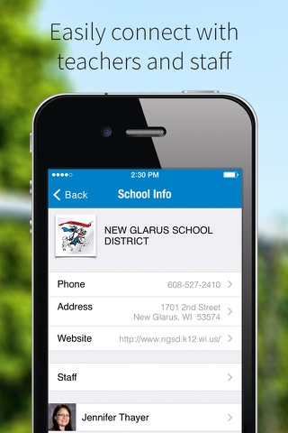 New Glarus School District screenshot 2