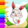 Cute Little Bunnies Coloring Book for Kids