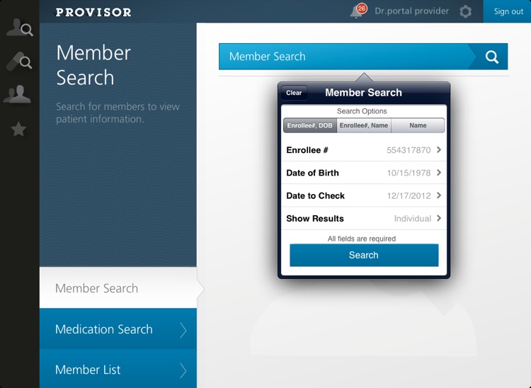 Provisor for iPad