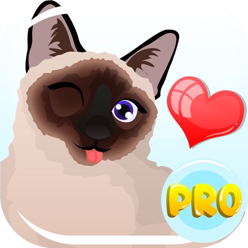 Siamese Cat Emoji – Stickers for Text Messages Pro icon