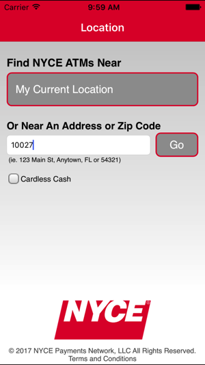 NYCE ATM Locator