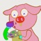 Color Page Game Pappa and Pig For Kids