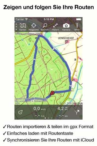 Topo GPS Germany screenshot 3