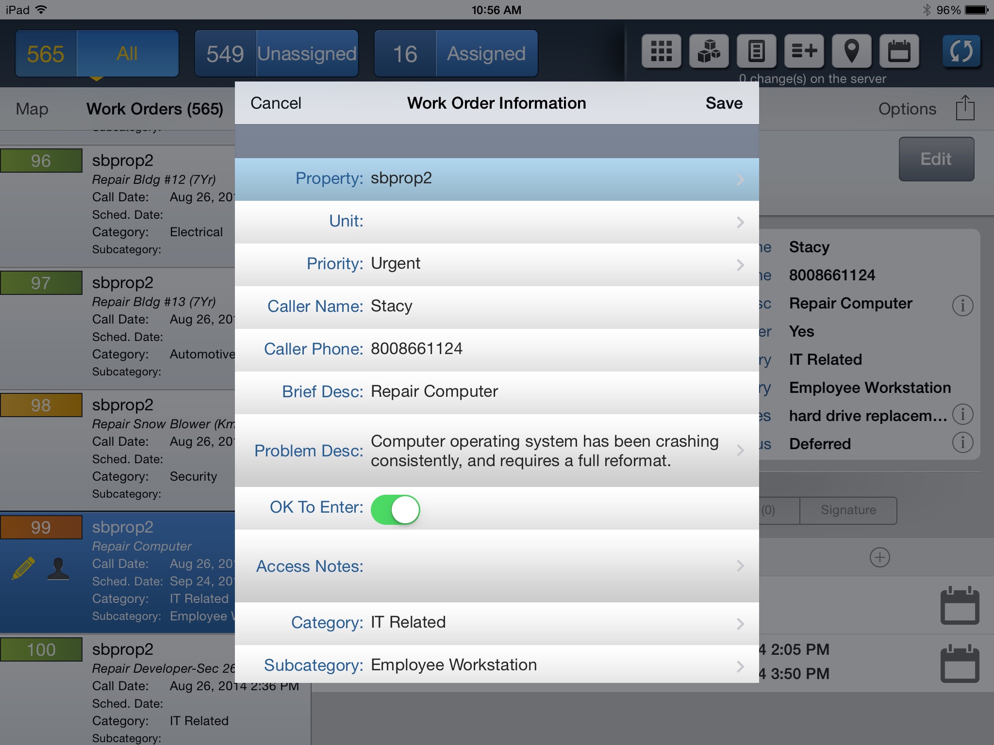 Maintenance Manager screenshot 3