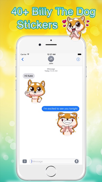 Billy The Dog Emoji Stickers for iMessage