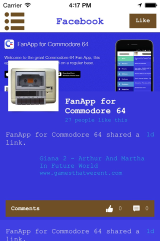 C64 FAN APP screenshot 2