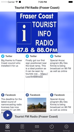 Tourist FM Radio (Fraser Coast)(圖1)-速報App