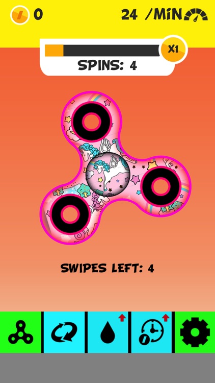 Fidget Spinner - Stress Reliever Simulator Game screenshot-3