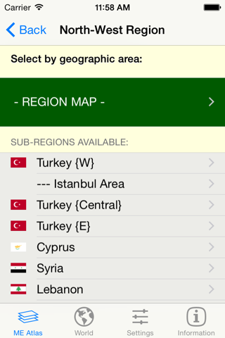 mapQWIK ME - Middle East Zoomable Atlas screenshot 2