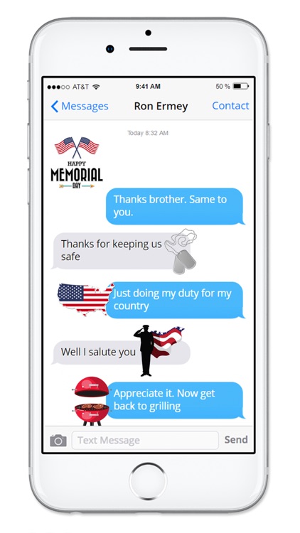 Memorial Day USA Sticker Pack