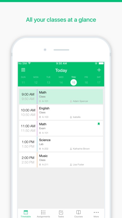 Pocket Schedule - Class Schedule, Homework Planner