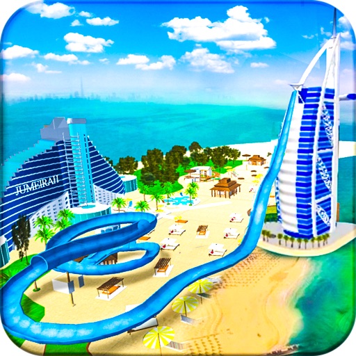 VR Beach Water Sliding - Water stunt & ride icon