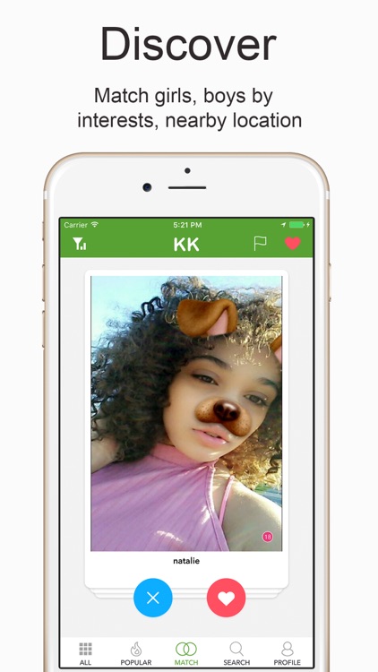 KK Friends Search for Kik Messenger App by Nam Nguyen