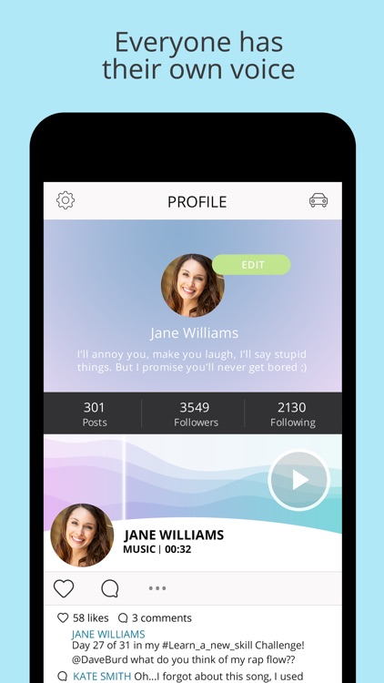 HearMeOut-Voice Social Network. Share your voice! screenshot-3