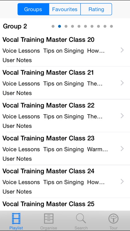 Vocal Training Master Class