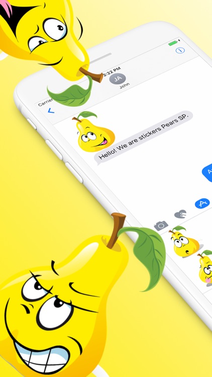 Pears SP emoji stickers
