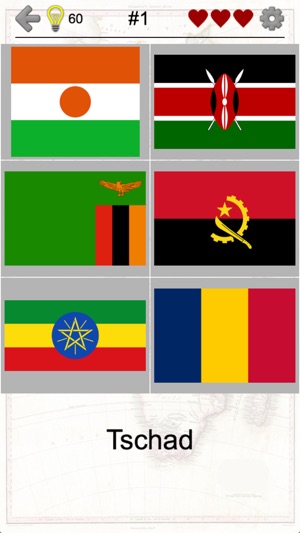 Lander Afrikas Flaggen Und Die Karte Von Afrika Im App Store
