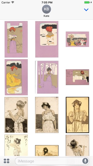Raphael Kirchner Artworks Stickers(圖3)-速報App