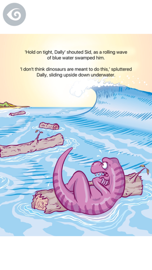 Sid Surfa Saurus Surfing Dinosaur(圖4)-速報App