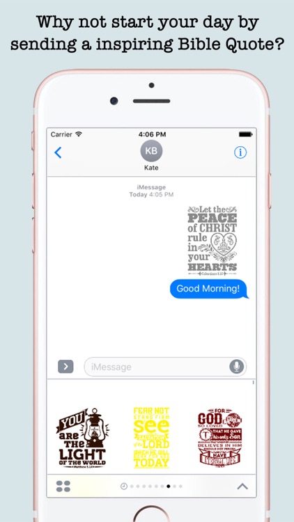 Bible Quotes Stickers For iMessage
