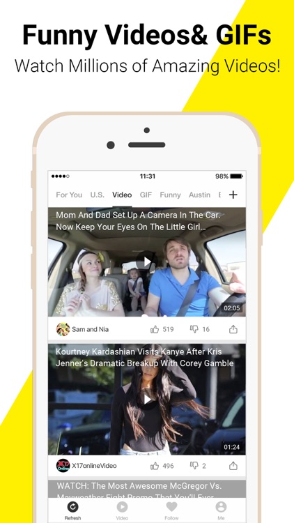 TopBuzz: Best Viral Videos, GIFs, TV & News