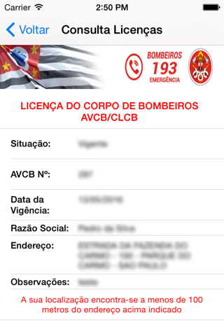 Bombeiros SP screenshot 2