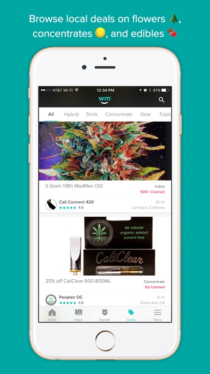Weedmaps: Marijuana dispensaries and weed strains