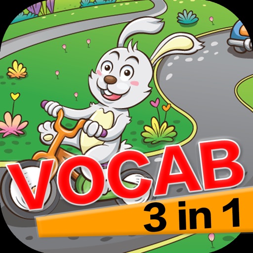 Learning English Vocabulary 3 in 1 Super Fun Games Icon