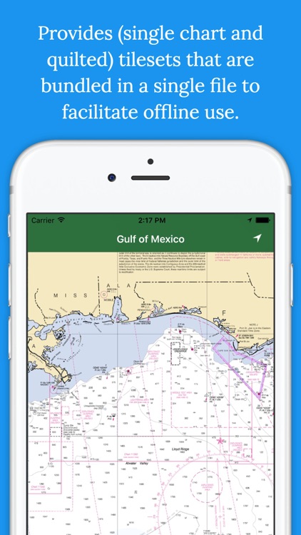 Marine Charts Offline: Gulf of Mexico (LOUISIANA)
