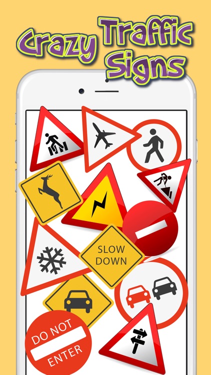 Crazy Traffic Signs – Stickers Pack