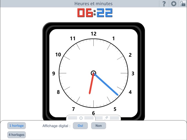 Outils pour l'école : Heures et minutes(圖1)-速報App