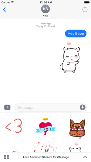 Love Animated Stickers for iMessage(圖2)-速報App