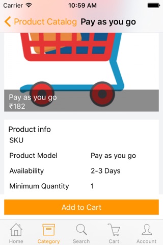 Opencart Mini Store screenshot 3
