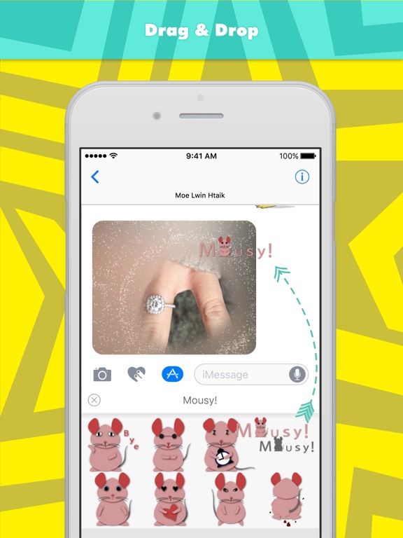 【图】像老鼠 ！贴纸，设计：Moe Lwin Htaik(截图3)